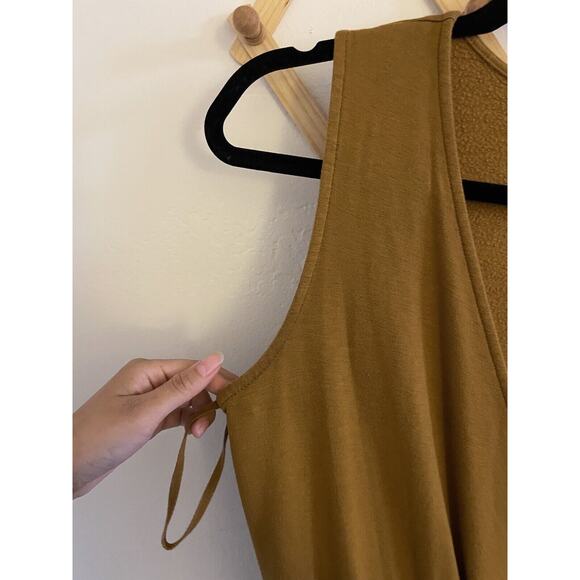 Loft Lou & Gray Romper Women's Small Gold Signature Soft Crossover Sleeveless - Picture 6 of 9